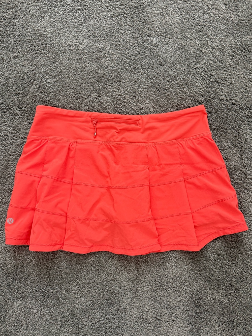 lululemon Coral Red Skater Tennis Skirt